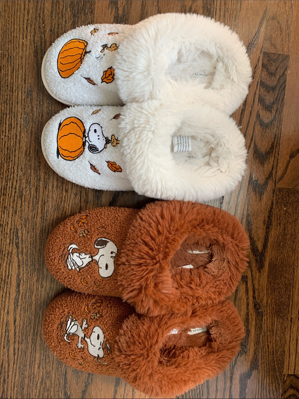 American Eagle Women’s Snoopy Halloween/Fall slippers